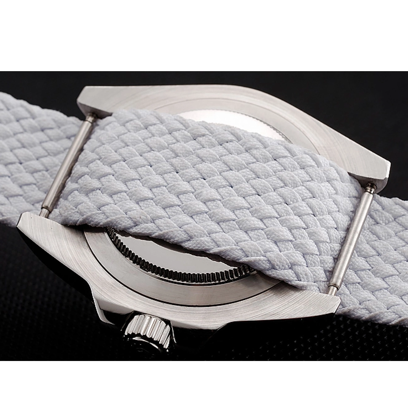 MiroTime 0812 Rolex Submariner Bamford White Dial White Fabric Bracelet 1453867